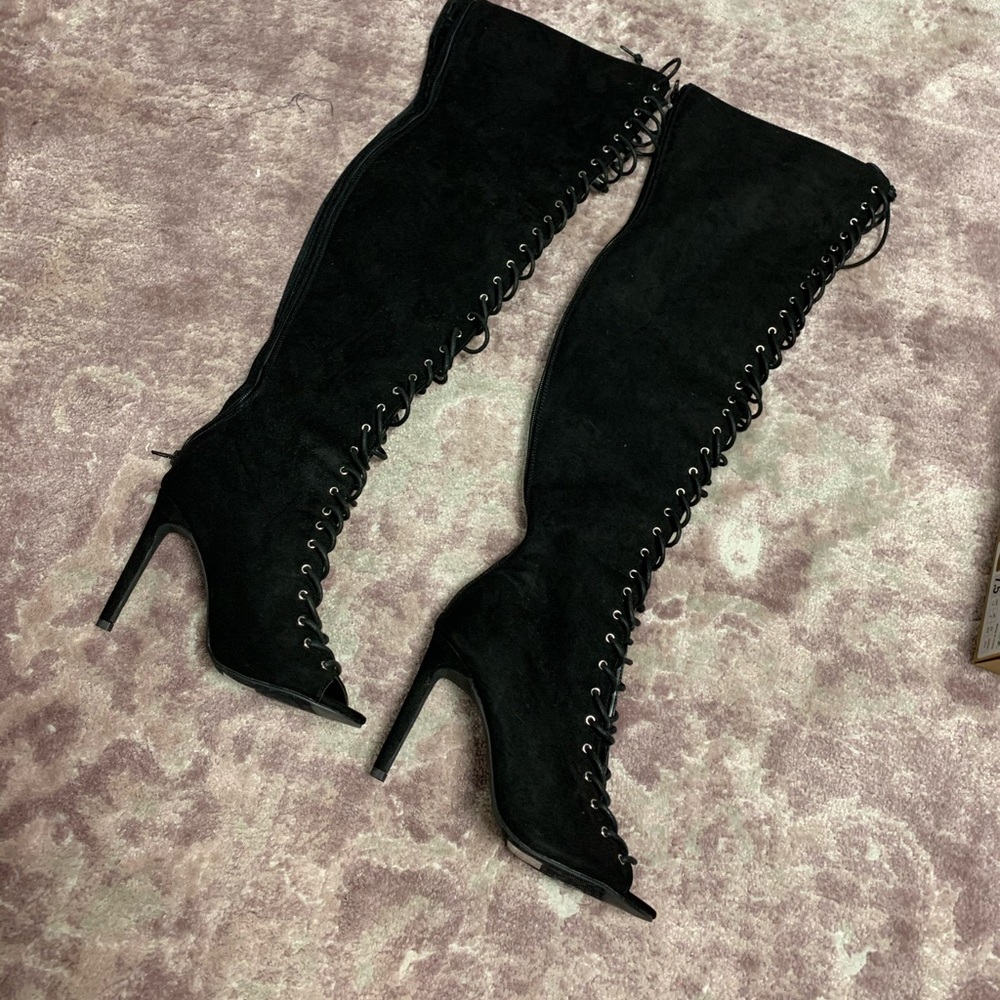 Thigh high boots